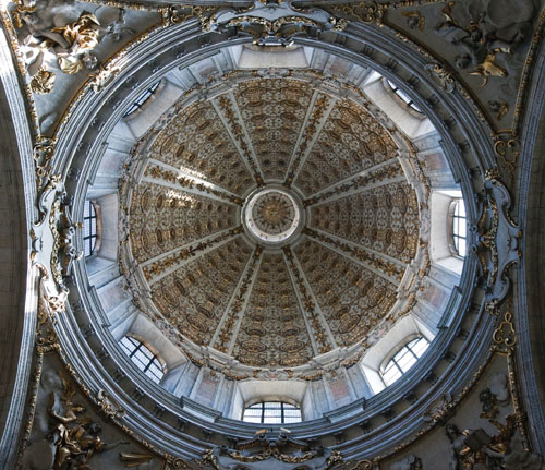 Interior ceiling of the Cathedral of Como